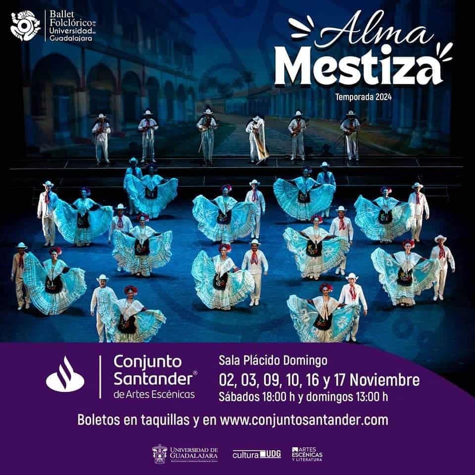 Alma mestiza” del Ballet Folclórico de la UdeG tiene nueva temporada en el Conjunto Santander