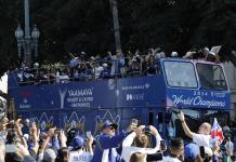 Los Dodgers celebran su victoria en la Serie Mundial con un esperado desfile