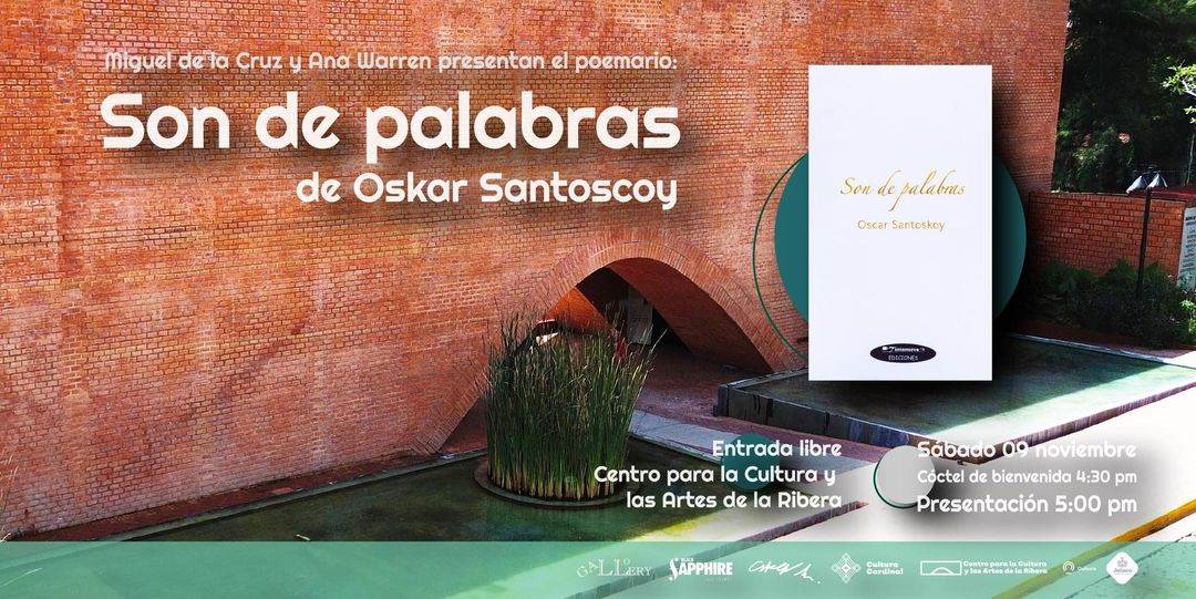 Oskar Santoscoy presentará su poemario "Son de Palabras" en Chapala