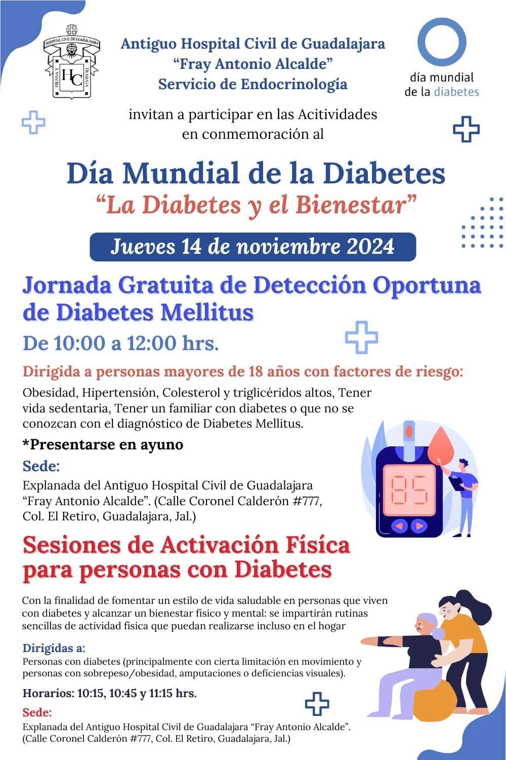 Por cada diagnóstico de diabetes que hay en Jalisco, existe otro que no se sabe