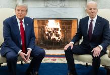 Trump vuelve triunfante a la Casa Blanca para reunirse con Biden