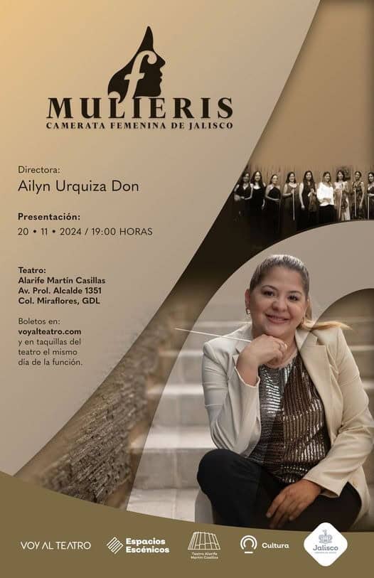 El Teatro Alarife Martín Casillas tendrá conciertos de música orquestal bajo la dirección de Ailyn Urquiza