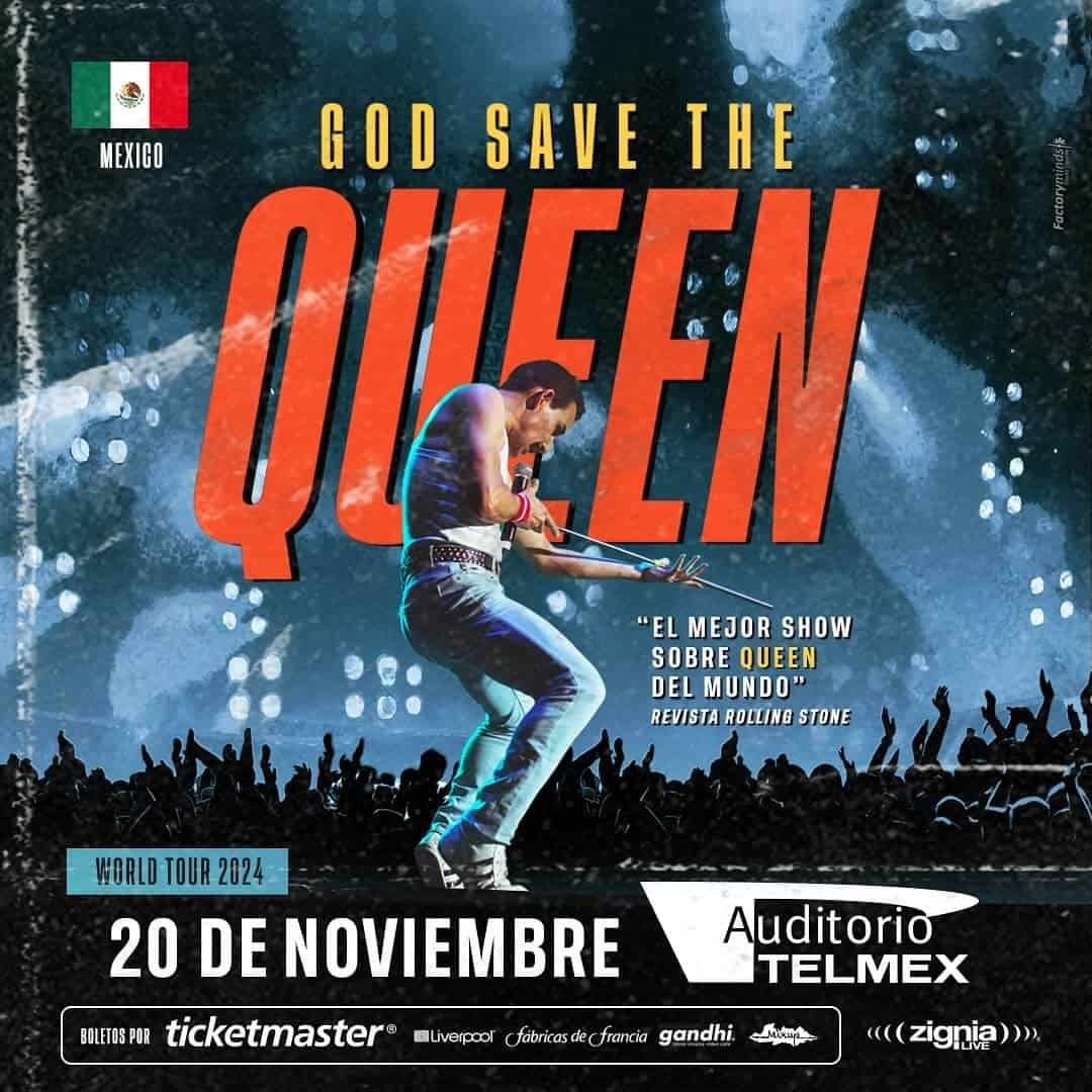 Tributo a Queen: Dios Salve a la Reina se presenta en el Auditorio Telmex