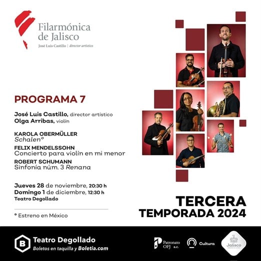 La Orquesta Filarmónica de Jalisco concluye su temporada destacando a las mujeres en la música