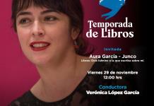 Aura García-Junco, Dios fulmine a la que escriba sobre mí. Temporada de libros 29 noviembre 2024