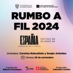 Rumbo a FIL 2024 - Ju. 28 Nov 2024 - Invitados: Carmina Nahuatlato de @editorialUDG  y a Sergio Arbeláez (@vivol) de @FIM_GDL.