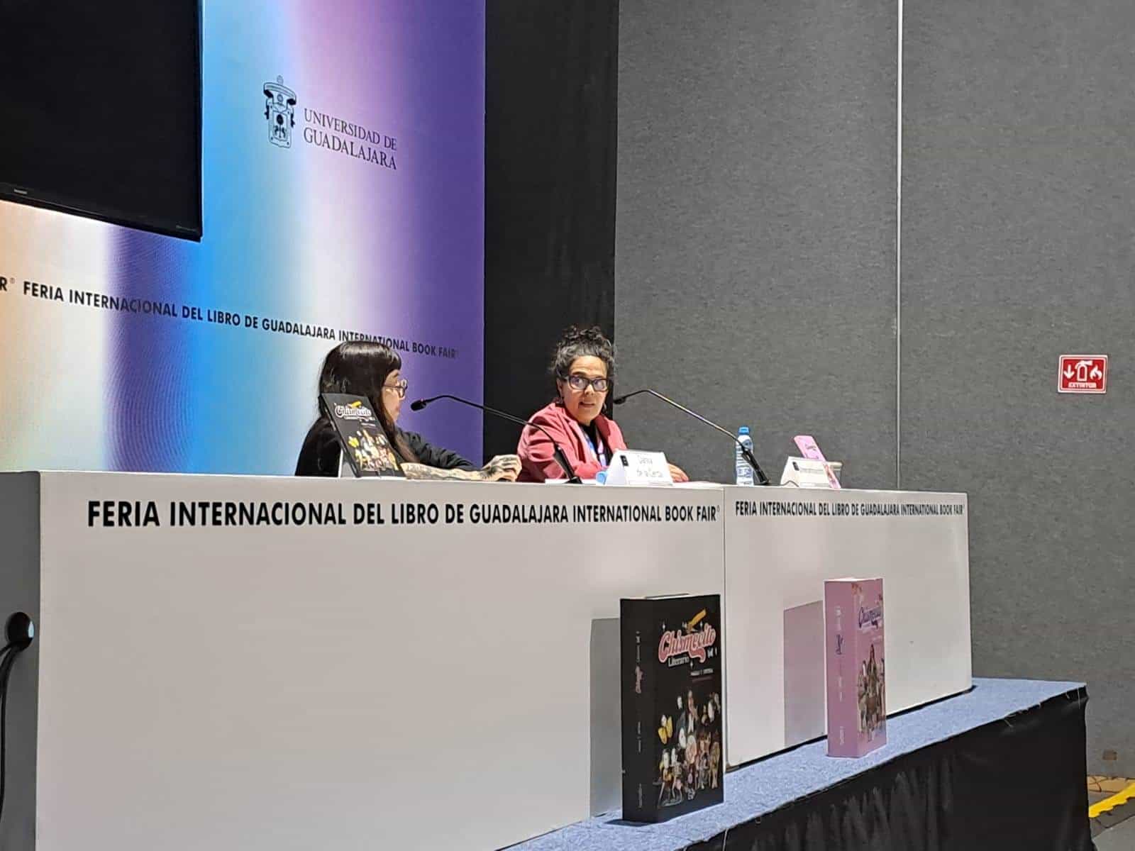 Magali Ortega presenta la segunda parte del libro Chismecito literario en la FIL