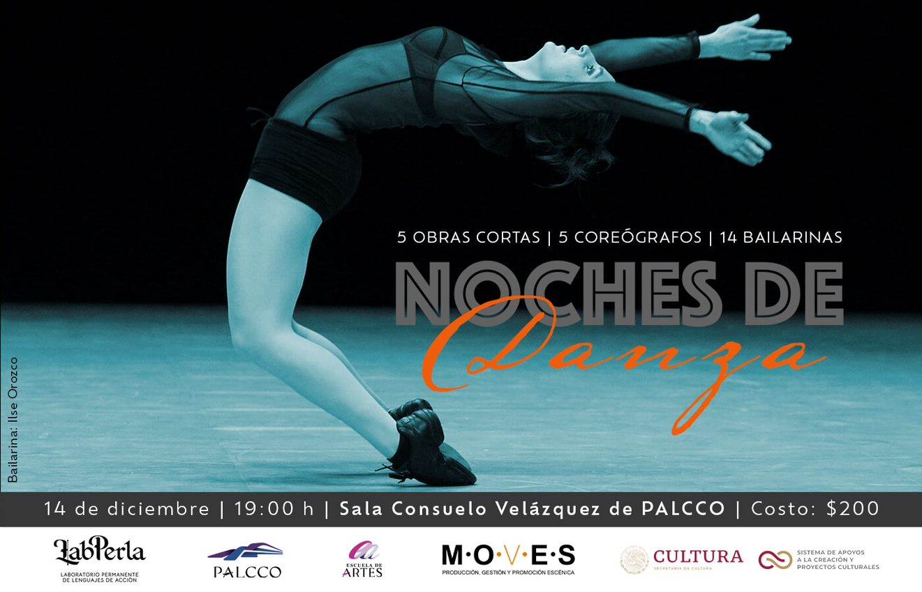 Presentarán el espectáculo Noches de Danza con coreografías de artistas locales