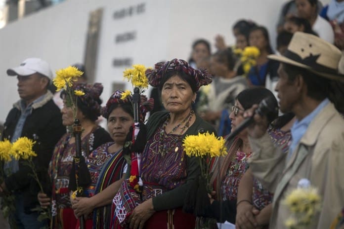 Indígenas de Guatemala piden justicia por matanzas en guerra civil