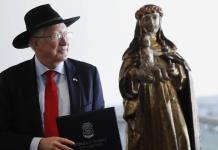 EE.UU. devuelve a México una valiosa estatua de Santa Rosa de Lima del siglo XVII