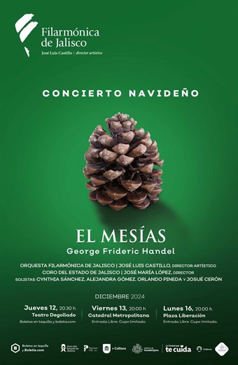 Con “El Mesías” de Händel, la Orquesta Filarmónica de Jalisco iniciará las celebraciones decembrinas