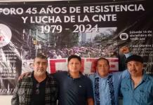 Con un llamado a la unión, la CNTE celebra 45 años de resistencia