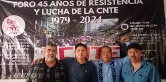 Con un llamado a la unión, la CNTE celebra 45 años de resistencia