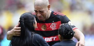 Flamengo homenajea al Emperador Adriano en partido de despedida