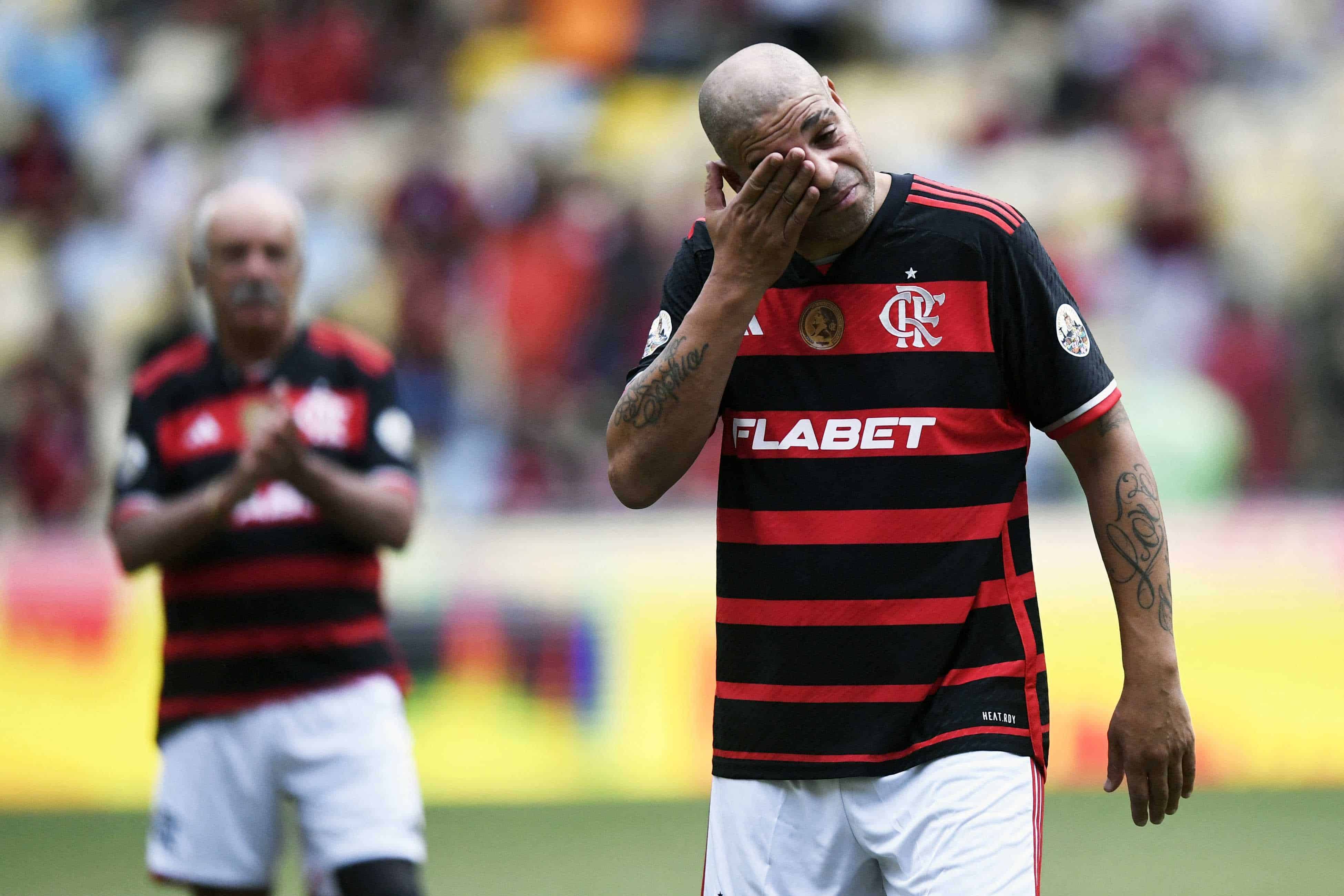 Flamengo homenajea al Emperador Adriano en partido de despedida