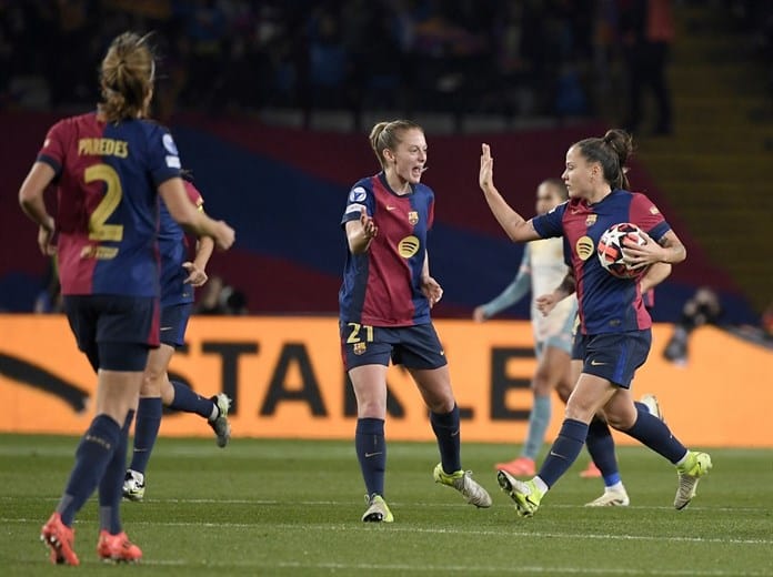 Barça vence a Manchester City y acaba líder de grupo en Champions femenina