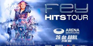 En su Hits Tour 2025, Fey celebrará 30 años de pop en Guadalajara