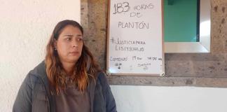 Retiran apoyo a Lisi Celis: cumple 9 días de plantón en Casa Jalisco