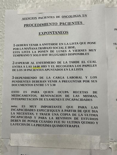 Además del cáncer, pacientes de la 110 del IMSS luchan contra la indiferencia y la burocracia 