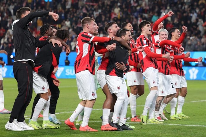 AC Milan sorprende con remontada ante Inter y se lleva la Supercopa de Italia