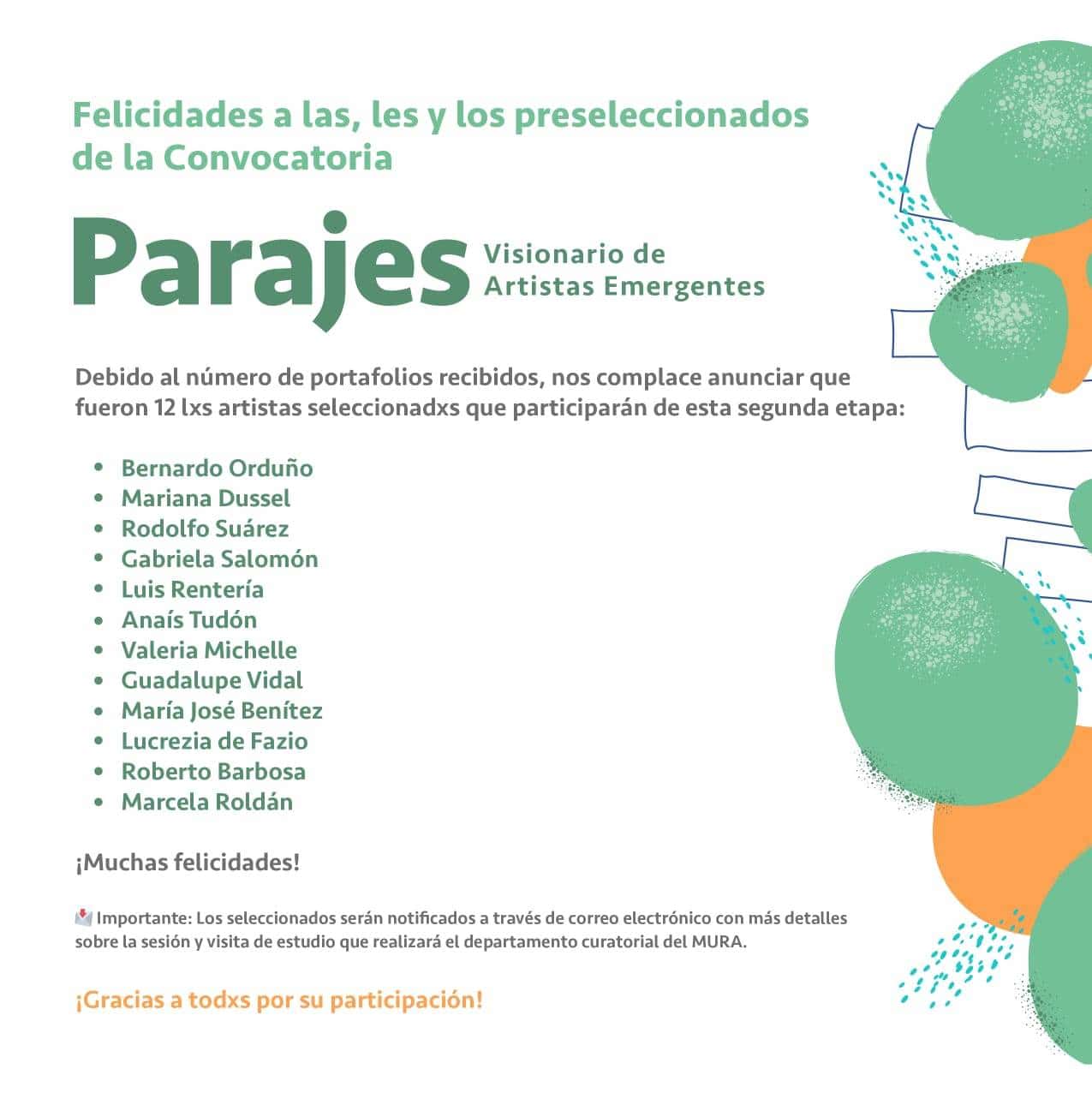 La convocatoria “Parajes” rompe récord de participación