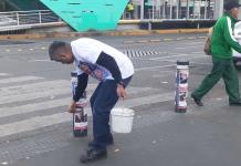 Realizan pega de cédulas de búsqueda en la zona de San Juan de Dios