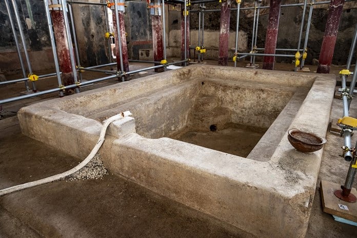 Arqueólogos descubren un gran complejo termal en Pompeya