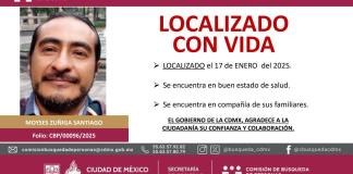 Localizan con vida a fotoperiodista que había desaparecido en Ciudad de México