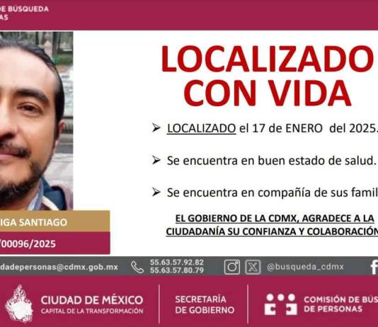 Localizan con vida a fotoperiodista que había desaparecido en Ciudad de México