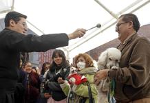 Miles de mexicanos llevan a bendecir sus mascotas al templo en el día de San Antonio Abad