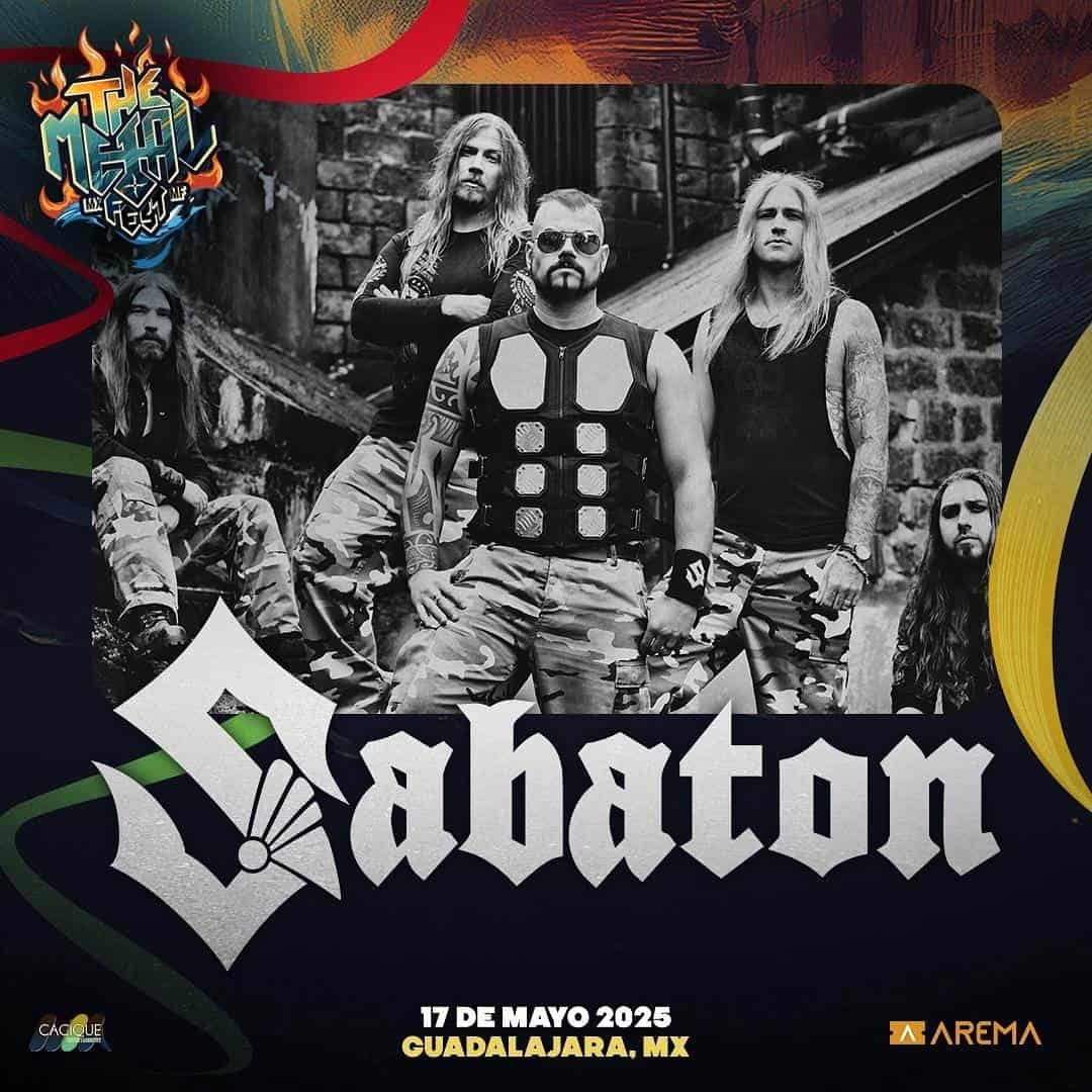 El MXMF The Metal Fest 2025 trae a Sabaton, Ne Obliviscaris y Burning Witches a Guadalajara