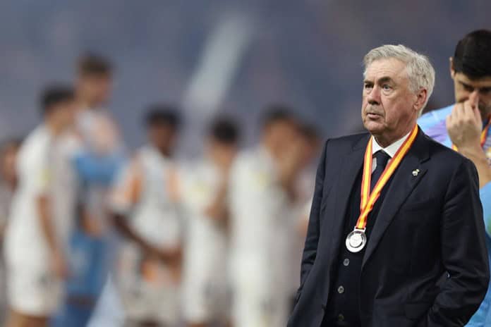 Ancelotti se marca como objetivo aguantar como técnico lo que Florentino como presidente