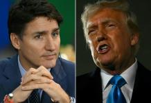 Trump habla con Trudeau y EEUU amenaza con represalias