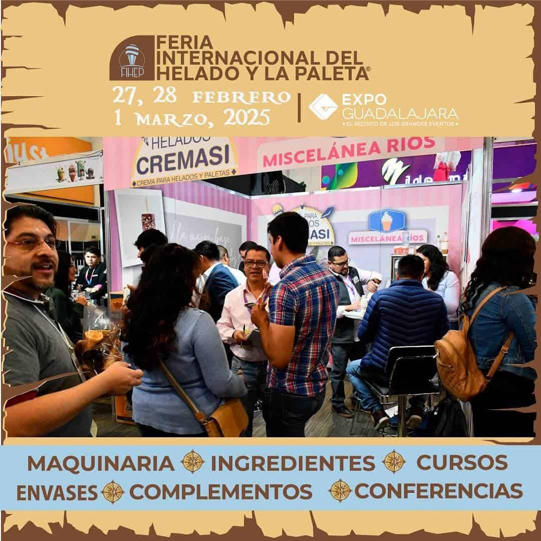 La Feria Internacional del Helado y la Paleta celebrará su 20 aniversario en la Expo Guadalajara