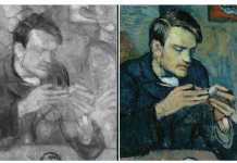 Descubren un retrato inédito de Picasso oculto bajo una de sus pinturas del periodo Azul