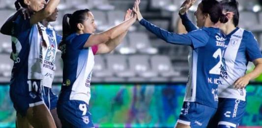 La Pichichi Corral anota tres goles y el Pachuca se confirma como líder del Clausura