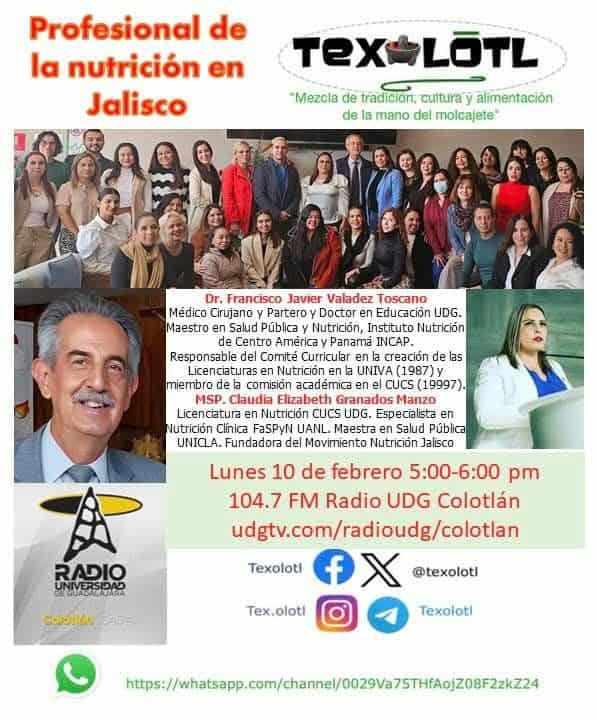 Texolotl “Profesional de nutrición en Jalisco” 10-Febrero-2025