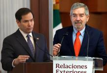 Marco Rubio y canciller Juan Ramón de la Fuente hablan sobre fentanilo y vuelos de deportación