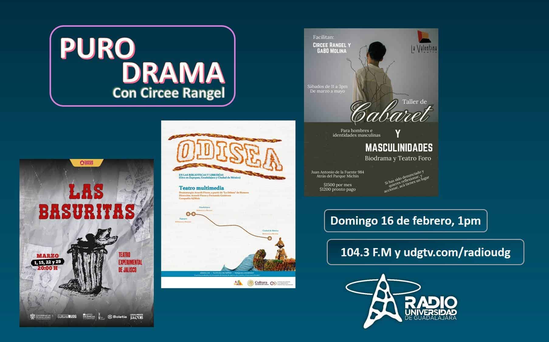 Las basuritas. Cabaret y masculinidades. Odisea. Puro Drama 16 febrero 2025