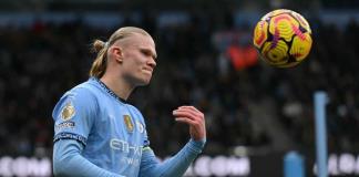 Haaland es duda con Manchester City ante el Liverpool