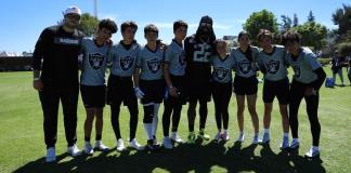 Alexander Mattison, estrella de Raiders, motiva a niños mexicanos a llegar a la NFL