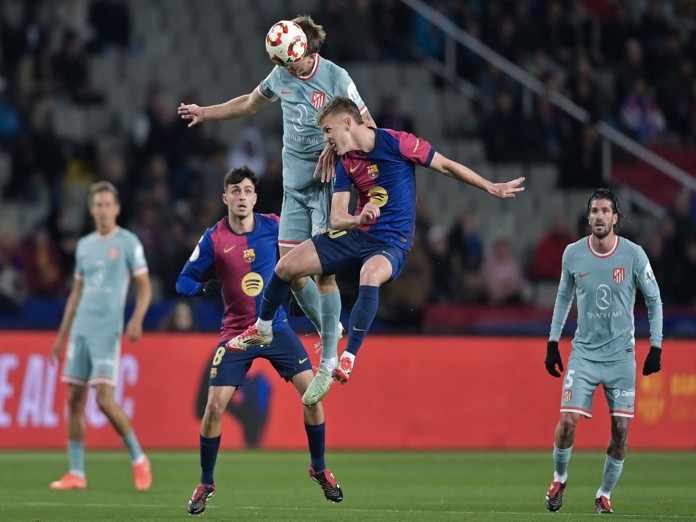 Atlético empata 4-4 ante el Barcelona en la ida de semifinales de Copa