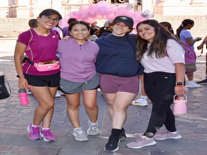 Con el running de chicas dan inicio a las actividades por parte de la Colectiva de Mujeres para Mujeres