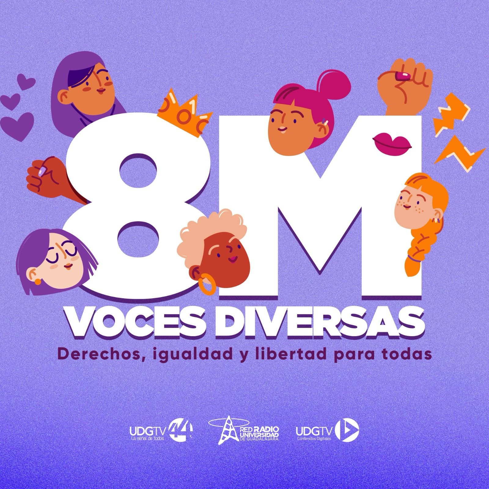 8M Voces Diversas, Derechos, Igualdad y Libertad para todas - Ma. 04 Mar 2025 - Las resistencias invisibles