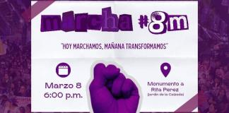 Comparten recomendaciones para acudir a la marcha el 8 de marzo