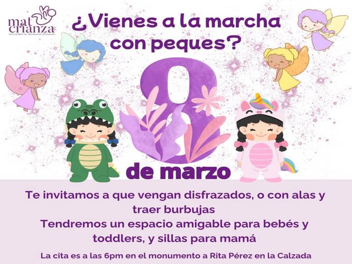 Comparten recomendaciones para acudir a la marcha el 8 de marzo