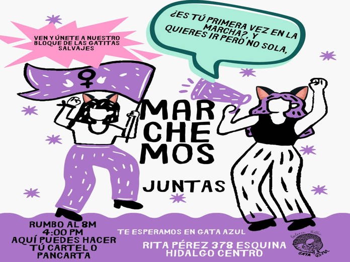 Comparten recomendaciones para acudir a la marcha el 8 de marzo