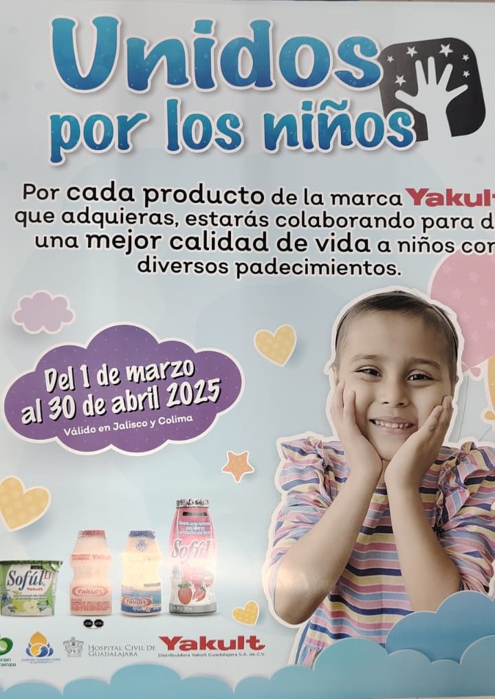 Yakult arranca campaña anual para ayudar a niños con alguna enfermedad