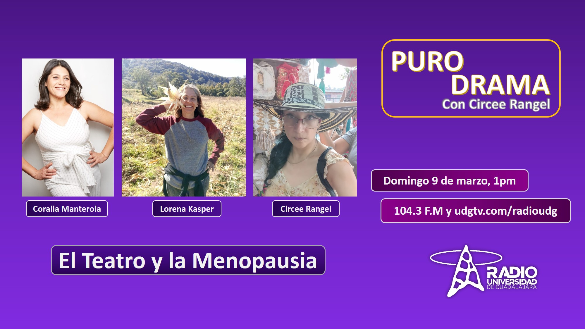 Teatro y menopausia. Puro Drama 9 marzo 2025