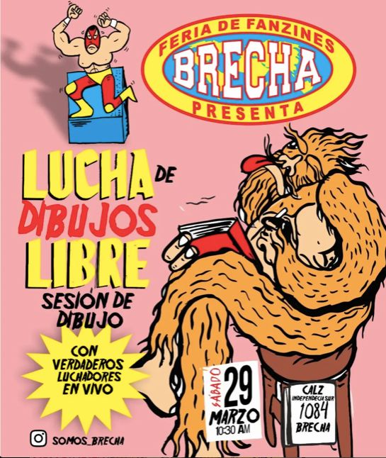 La lucha libre, el nuevo tema del encuentro de fanzines Brecha en Guadalajara